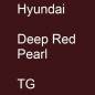 Preview: Hyundai, Deep Red Pearl, TG.